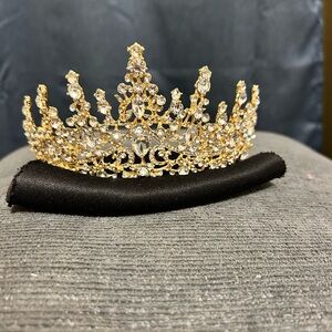 Elegant Gold and Silver Tiara